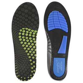 Sunhel Insole, Shock Absorption, Standing Work, Next-to-Work Shoes, Lightweight, Sports, Walking, Climbing, Insole, Men's, Women(Black, 9.8 - 11.2 inches (25 - 28.5 cm)