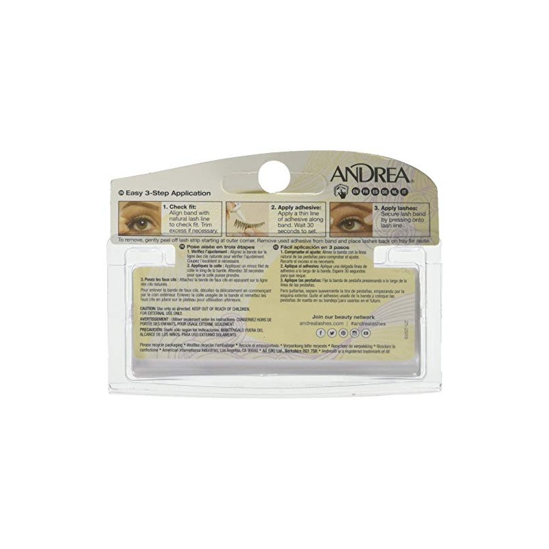 Andrea Style Eyelashes, # 35 Black