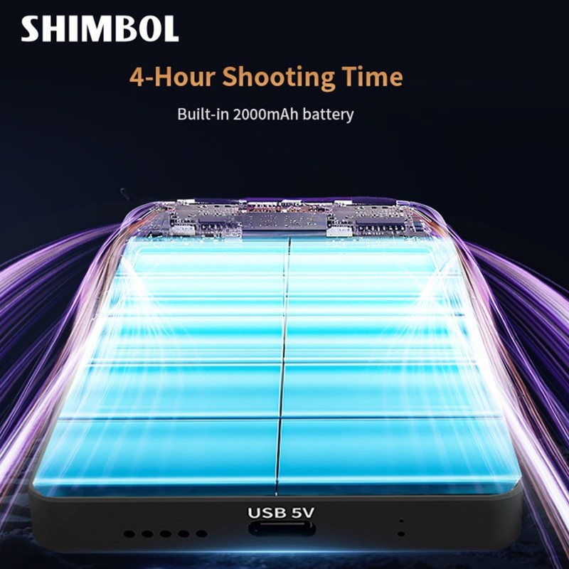 Shimbol CP5 Ultra Black, Wireless Phone Vlog Selfie Monitor Screen,