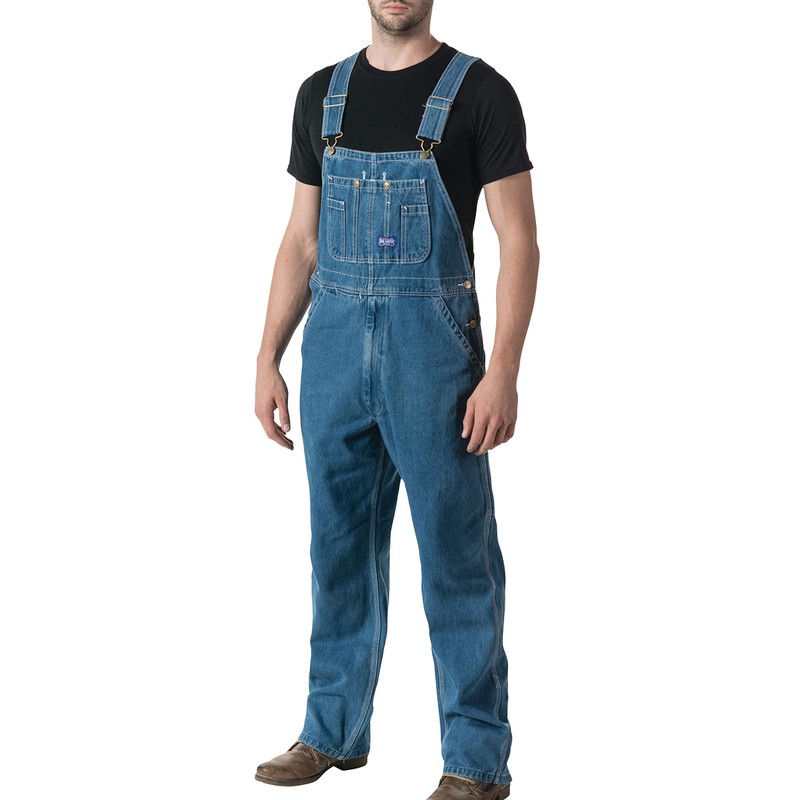 Liberty Big Smith Men's Stonewashed Bib Overall, 46x32