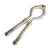 H.Bauer jun. Silver Plated Champagne Tongs with Grooves 13.5 cm