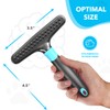 Dog rake deshedding dematting Brush Comb - Undercoat rake for