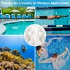 MIKAILE 800g Pool Filter Balls, Eco-Friendly Filter Media for Swimming
