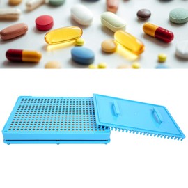 Natudeco Natudeco Capsule Filler Arrangement Plate Manual Capsule Filling Tool Disassemble Empty Capsule Plates for Home DIY Capsule Filling Hospital