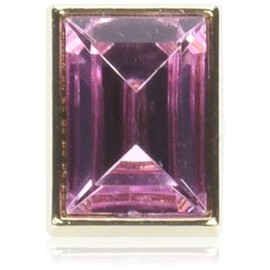 Crocs Pink Rectangle Gem, Jibbitz