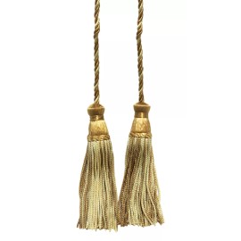 DÉCOPRO (TM) Curtain Tieback, Style# CDCT, Color# 3432 - Blonde Beige [Sold Individually]