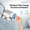 MakeFit Filtered Shower Head - 5 Settings High Pressure Rain