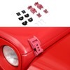 CheroCar Pink Hood Latches Hood Lock Catch Latches Kit Fit