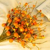 8-Pack Fall Stems Artificial Fall Picks 17" Tall with Mini
