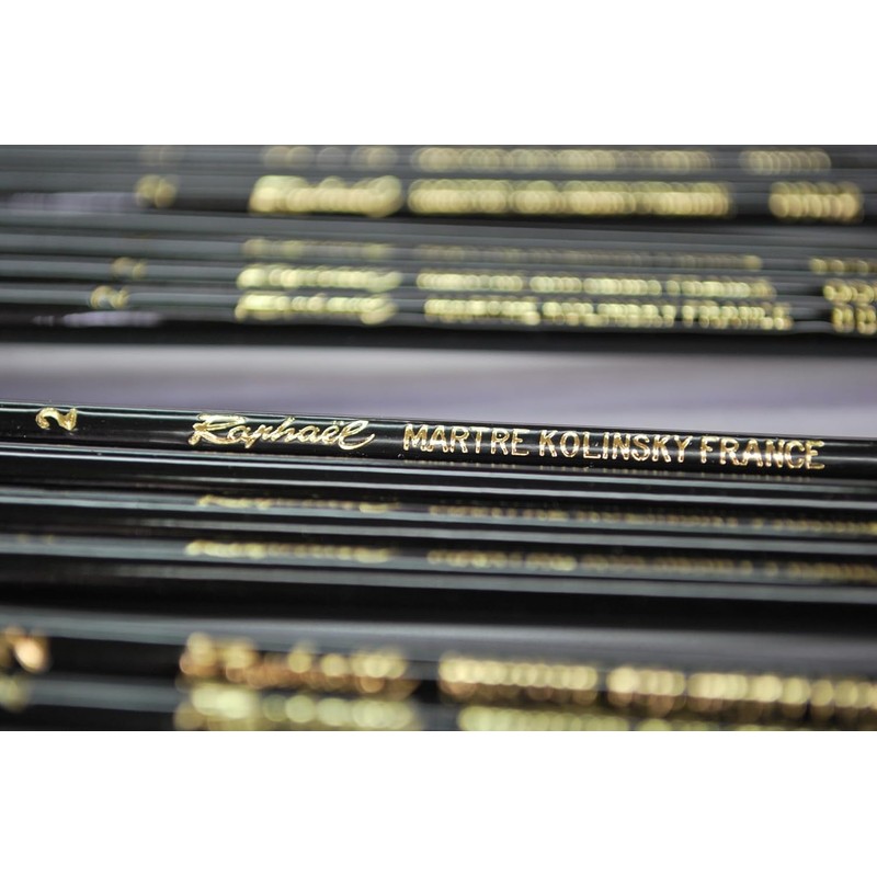 Raphael Series 8404 Kolinsky Red Brush Set of 2 0,