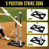 PLAYAPUT 5 Position Batting Tee,Hitting Tee Height Adjustable 24-46 Inch