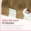 Eliysko Undetectable Invisible Tape hair human Hair Extensions Seamless Blending