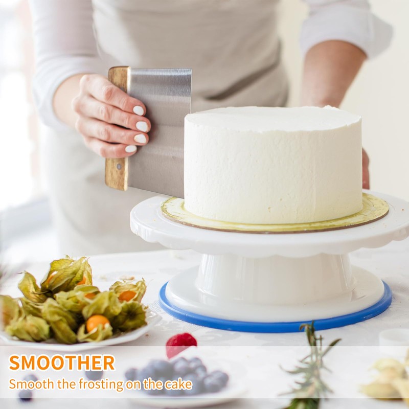 ALLTOP Dough Cutter – Premium Stainless Steel Food Scraper for