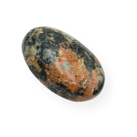 GEMSCITE Wholesalegemshop Orthochalse Gemstone Carved Palm Stone/Pocket Palm Stone/Reiki Healing & Crystal Grid for Natural Body Chakra Balancing