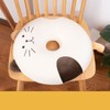 Memory Foam Thickened Cushion Tatami Chair Butt Cushion Hollow Round