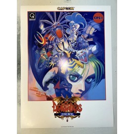Dark Stalkers Night Warriors  CPS2  Poster 18x24” capcom arcade game room