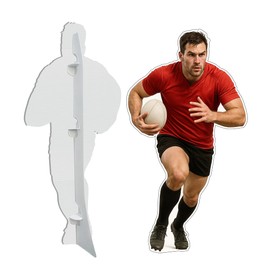 Custom Life Size Cardboard Cutout – 1-6 ft Fun Standee for Summer Party, Birthday, Graduation, or Wedding Event