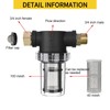 Lausixy Garden Hose Filter for Pressure Washer Inlet Water, Sediment