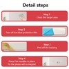 DUJEQM Magnetic Board - 6Pcs Frameless Stainless Steel Magnet Bulletin