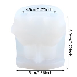 XIAOSHUI Frog Candle Molds Frog with Heart Silicone Candle Mold Frog Resin Casting Mold for Candle Home Decorate Mold Candle Making Mold Aromatherapy Candles Gypsum Clay Craft