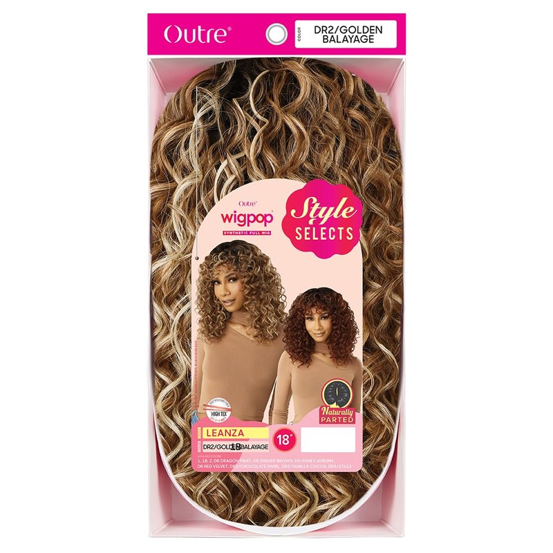 Outre Wigpop - Style Selects – LEANZA (DR2/CHOCOLATE SWIRL)