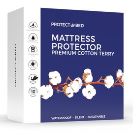 Premium Cotton-Terry Mattress Protectors (Twin XL)