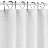 Curoayood Shower Curtain for Bathroom,Machine Washable Light Weight Fabric Woven