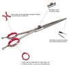 Large Straight Blade 8" Dog Grooming Scissors Shears Razor Sharp