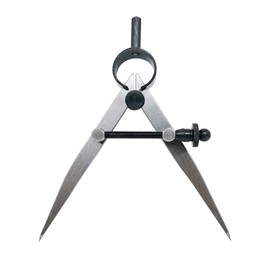 ZLKSKER 4 Inch Professional Leather Compass, Precision Spring Wing Divider/Scriber, Metal Compass for Woodworking, Metalworking