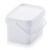 Bucket 5.6 L Rectangular x 5 L Food Safe Stackable