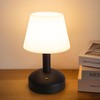 KDG Modern Cordless Small Table Lamps, Portable LED Dimmable Desk