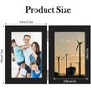 6x4 Inch Hinged Folding Picture Frame - Double Wooden Photo