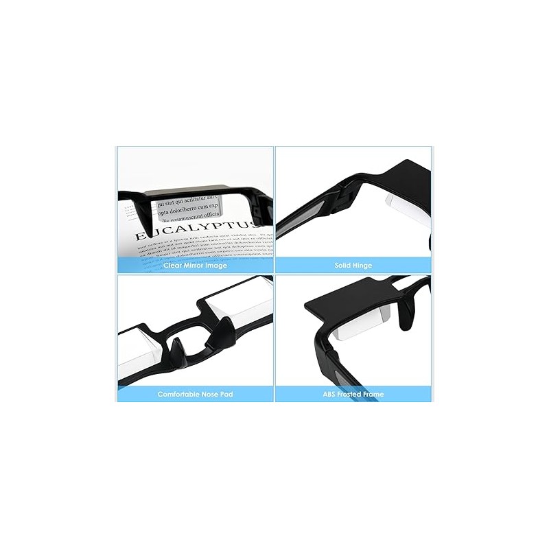 DS. DISTINCTIVE STYLE Lazy Glasses Prism 90 Degree Crochet Glasses