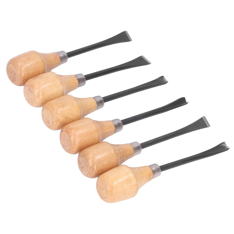 Wood Chisel Set, 6 Portable and Useful Wood Chisel Tools