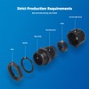 CGELE Cable Gland 20 Pack 1/4" NPT Waterproof Adjustable Connector