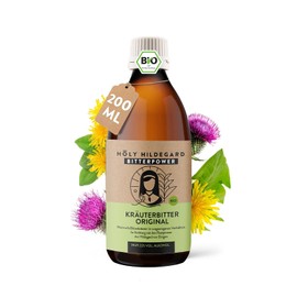 BitterPower Original 200 ml - Organic Bitter Drops with 9 Herbs by Hildegard von Bingen - Vegan & No Additives - Made in Germany