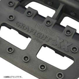 MKS (Mikashima Manufacturing) GRAFIGHT-XX Bicycle Pedal (Graphite-XX), 9/16-Inch Core, White