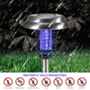 2 Pack Solar Bug Zapper Outdoor, Mosquito Zapper Outdoor Led