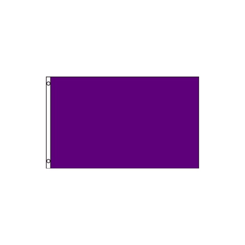 Purple Color Flag 3x5ft Poly