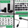 Aienxn 775PCS Metric +SAE Set Screw Assortment Kit Hex Socket