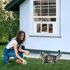 HOMEPEDIA Full-Size Window Pet Door for Cats & Small Dogs,