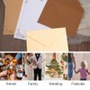 WYAN Plain Ribbed Envelopes-40 Pcs C6 Envelopes,DIY Blank Envelopes,for Thanksgiving