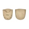 Microsuede Silicone Gel Toe Pads for Pointe Shoes, Vented (M)