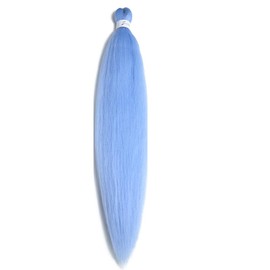 BALINGHAIR Braiding Hair Pre-Stretched High Temperature Synthetic Fiber Braid Hair Light Blue (A33-1Pack)