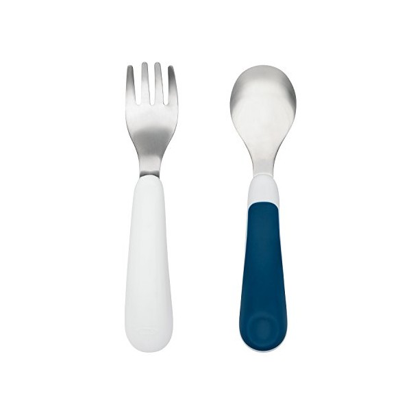 OXO Tot Fork And Spoon Set - Navy, 2 Piece Set