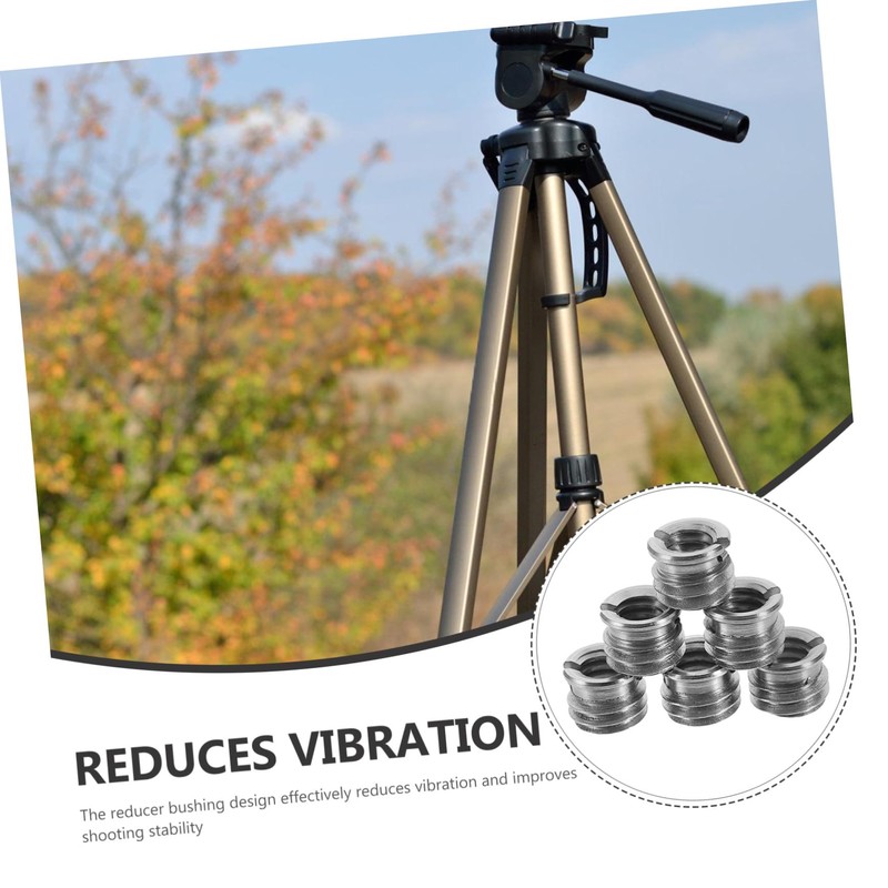 SEWACC 10pcs Tripod Adapter Reducer Bushing to Camera Screw Thread