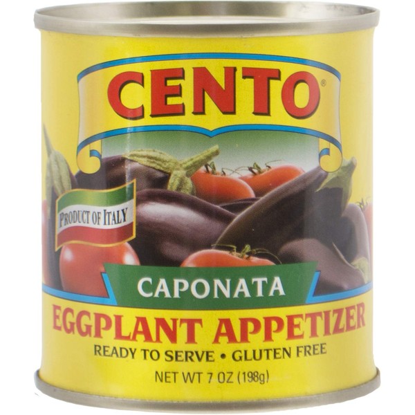 Cento Caponata Eggplant Appetizer, 7 Ounce (Pack of 12)