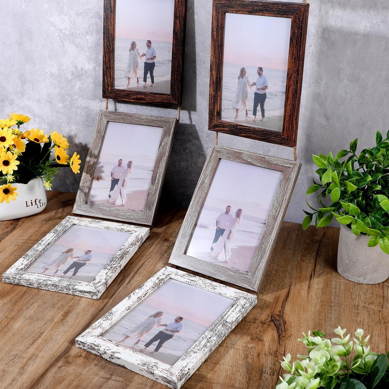 Ubamdom 2 Set 5x7 Hanging Picture Frames Collage with 8
