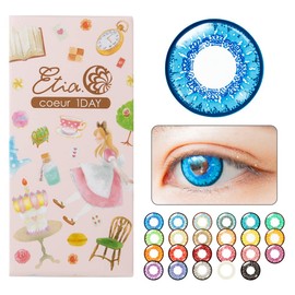 Etia - Cool One Day - All 23 Colors [6 pieces per box] Two-dimensional color control with gem-colored blue blue blue rose -0.00 degree None