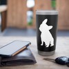 French Bulldog Silhouette Stainless Steel Insulated Tumbler